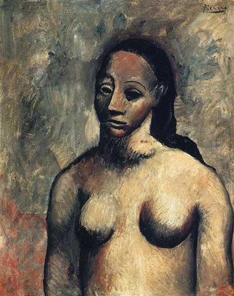 Pablo Picasso Classical Oil Painting Bust Of Nude Woman